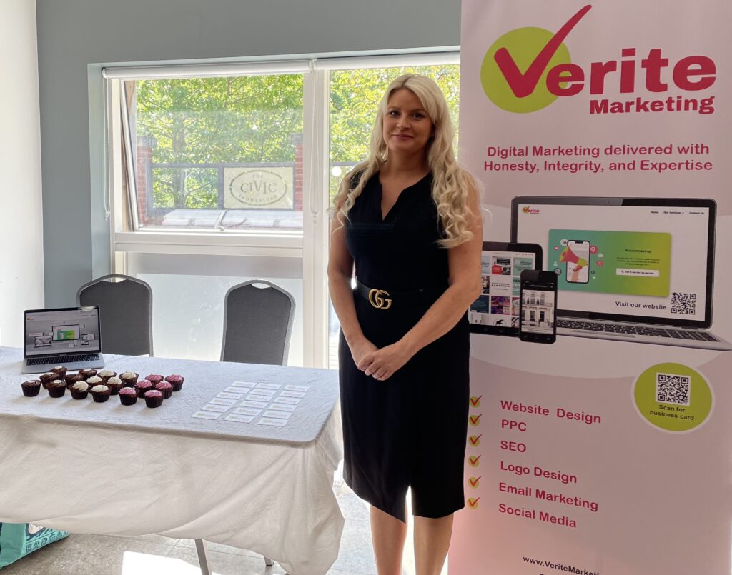 Founder Kirsten Coleman at Verite Marketing