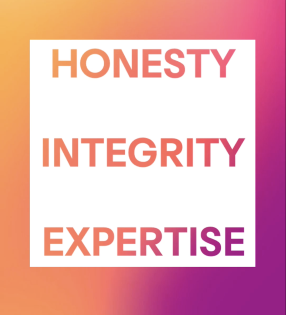 Verite Marketing core values of Honesty, Integrity and expertise